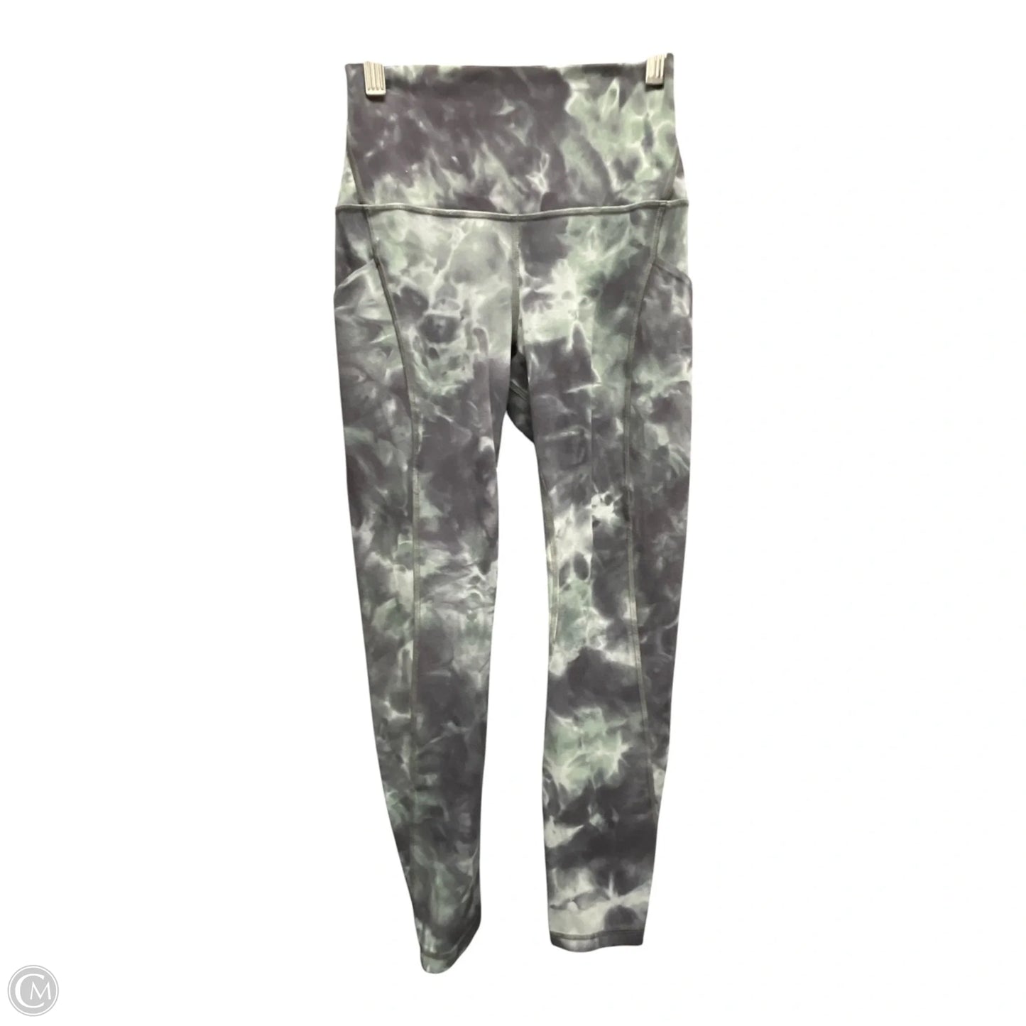 Athletic Leggings By Lululemon In Tie Dye Print, Size: 4
