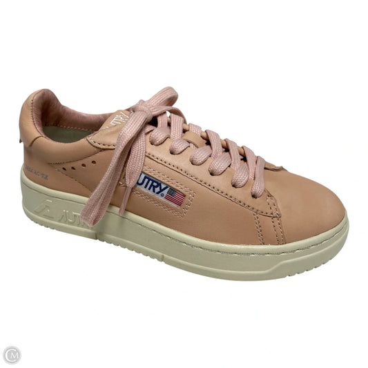Shoes Sneakers By AUTRY In Pink & White, Size: 6