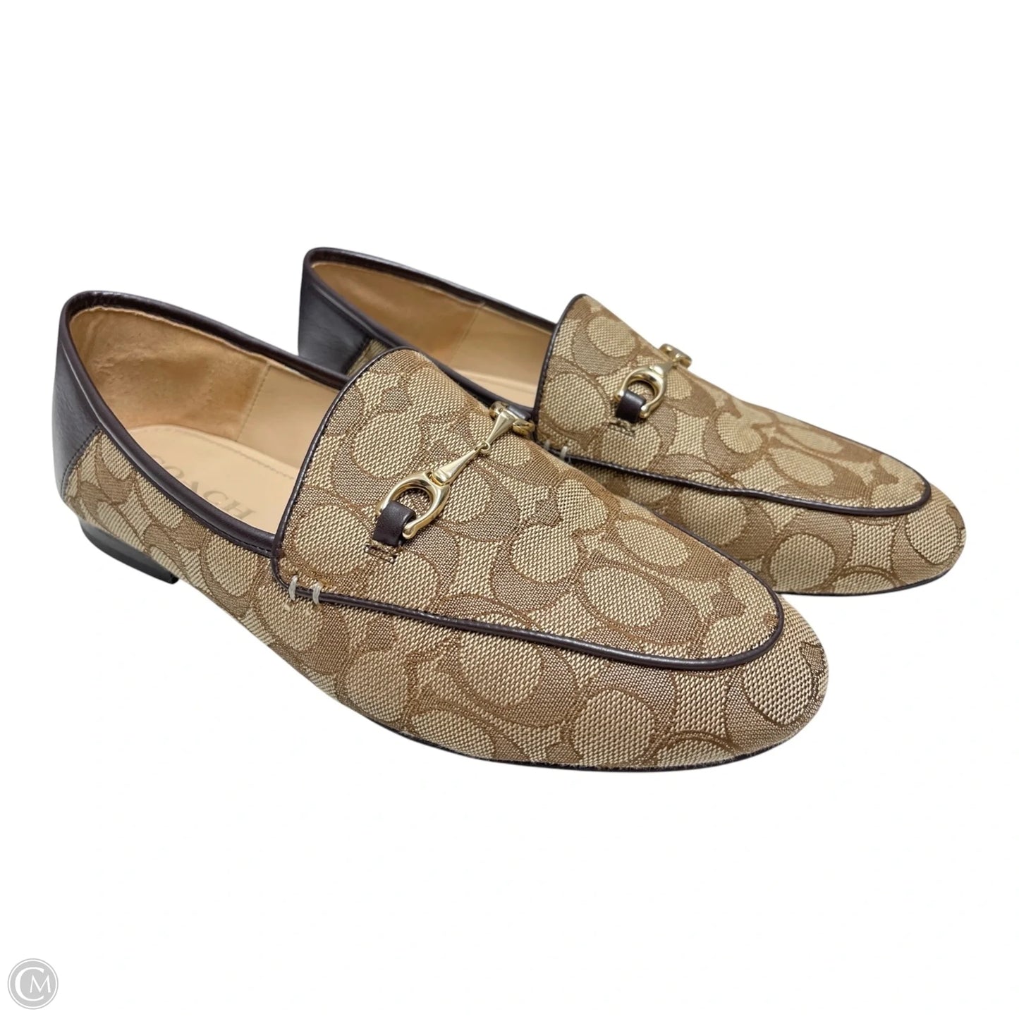 Shoes Designer By Coach In Brown & Tan, Size: 8