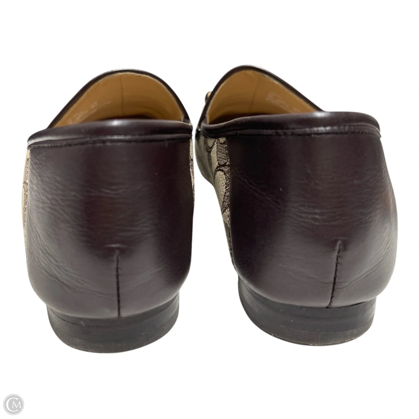Shoes Designer By Coach In Brown & Tan, Size: 8