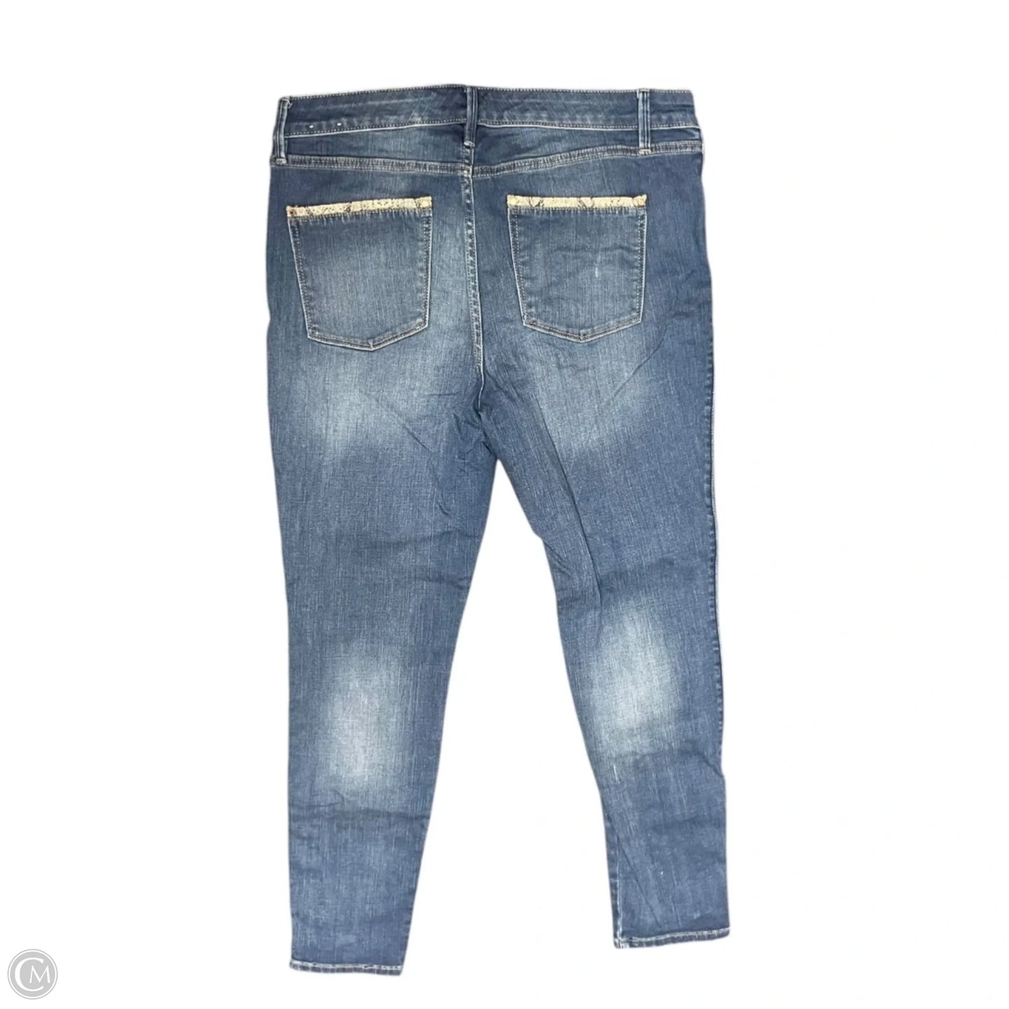 Jeans Skinny By White House Black Market In Blue Denim, Size: 10
