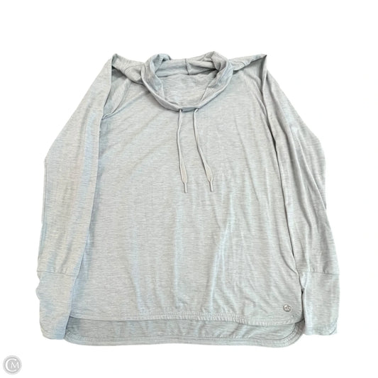Sweatshirt Collar By Jones New York In Grey, Size: M