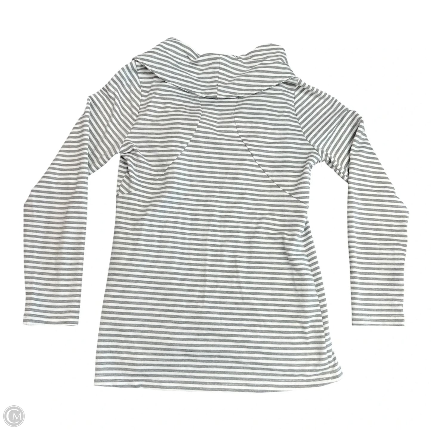 Jacket Moto By Andree By Unit In Striped Pattern, Size: M