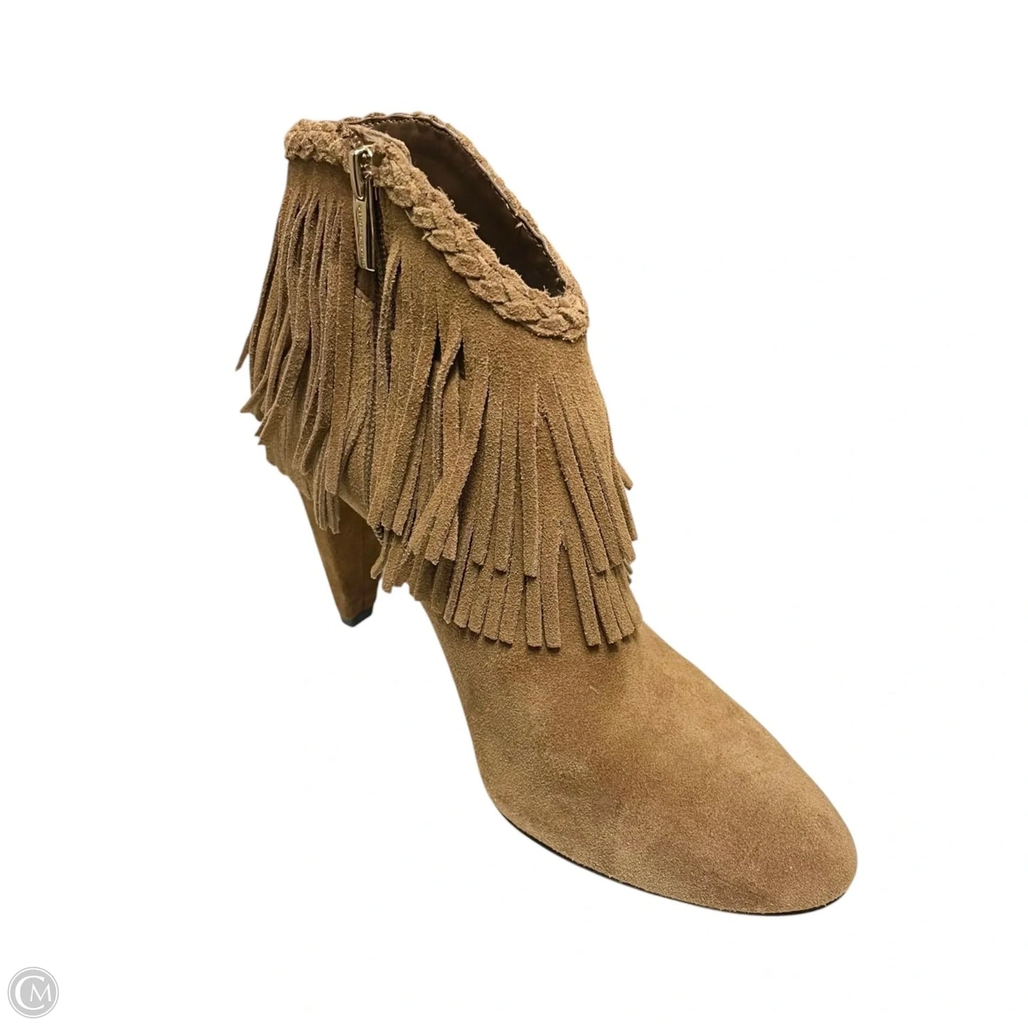 Boots Ankle Heels By Vince Camuto In Brown, Size: 7