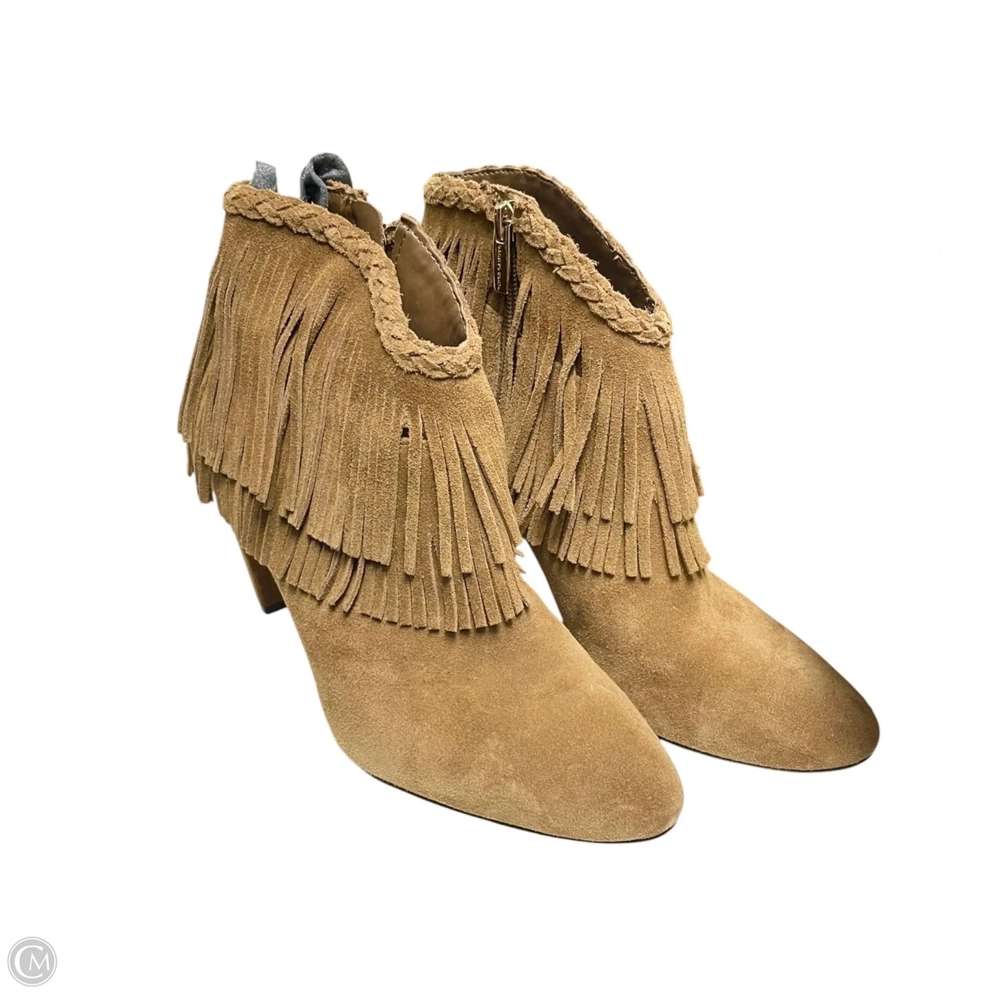 Boots Ankle Heels By Vince Camuto In Brown, Size: 7