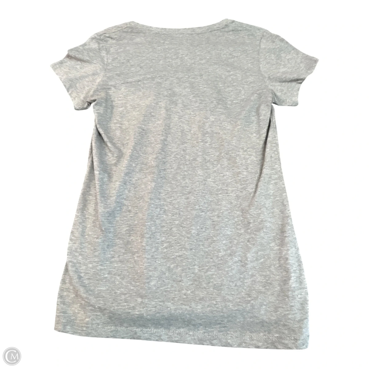 Top Short Sleeve Basic By Clothes Mentor In Grey, Size: S