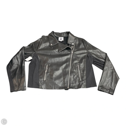 Jacket Moto By Juicy Couture In Black, Size: 1x