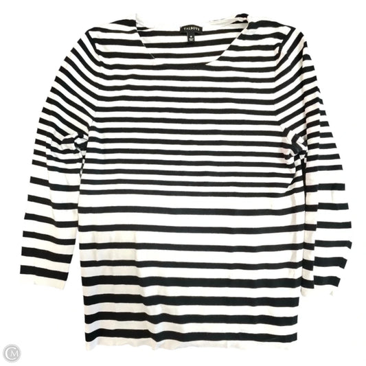 Sweater By Talbots In Striped Pattern, Size: M