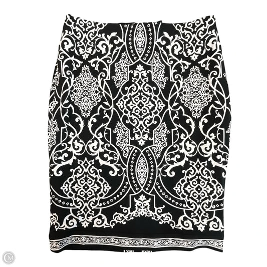 Skirt Mini & Short By White House Black Market In Black & White, Size: 8
