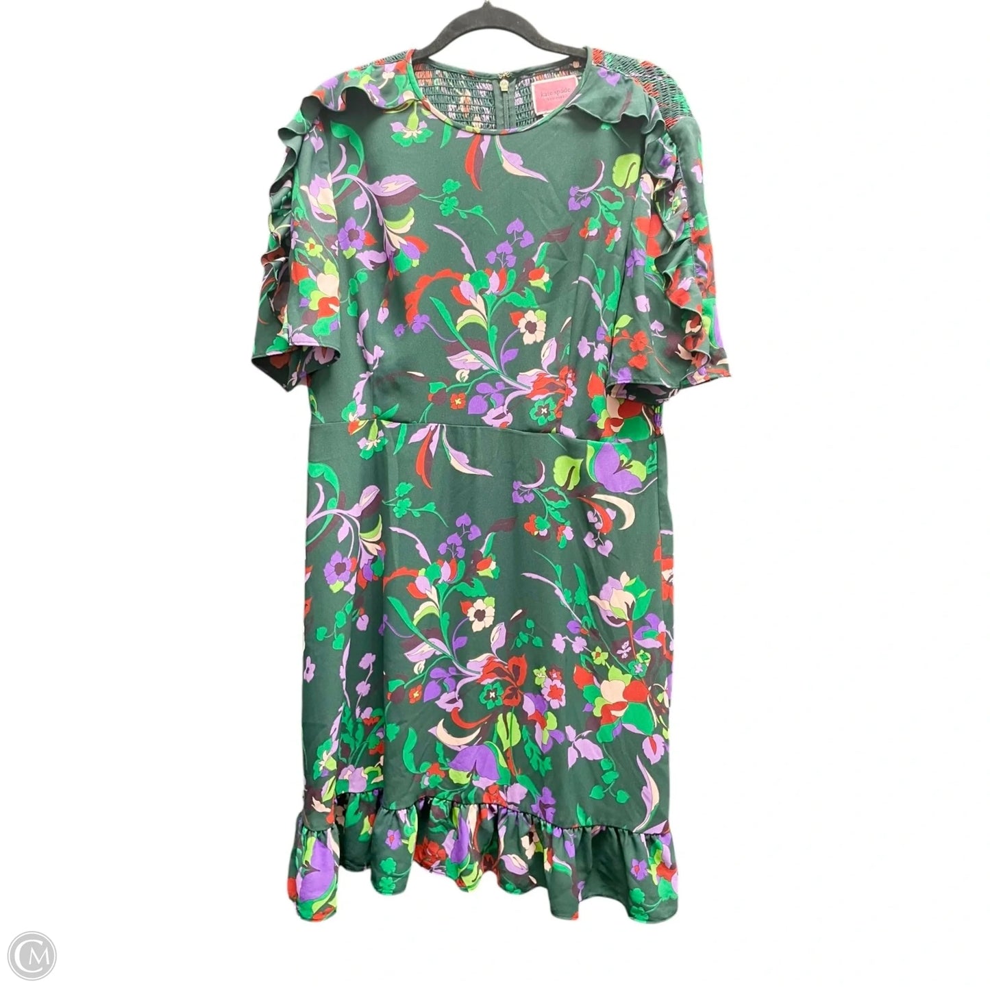 Dress Designer By Kate Spade In Floral Print, Size: Xl