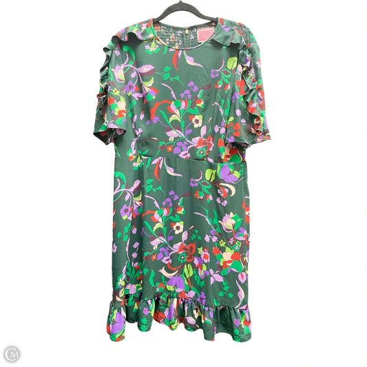 Dress Designer By Kate Spade In Floral Print, Size: Xl