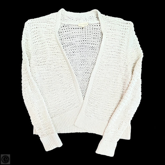 Sweater Cardigan By Eileen Fisher In Cream, Size: L