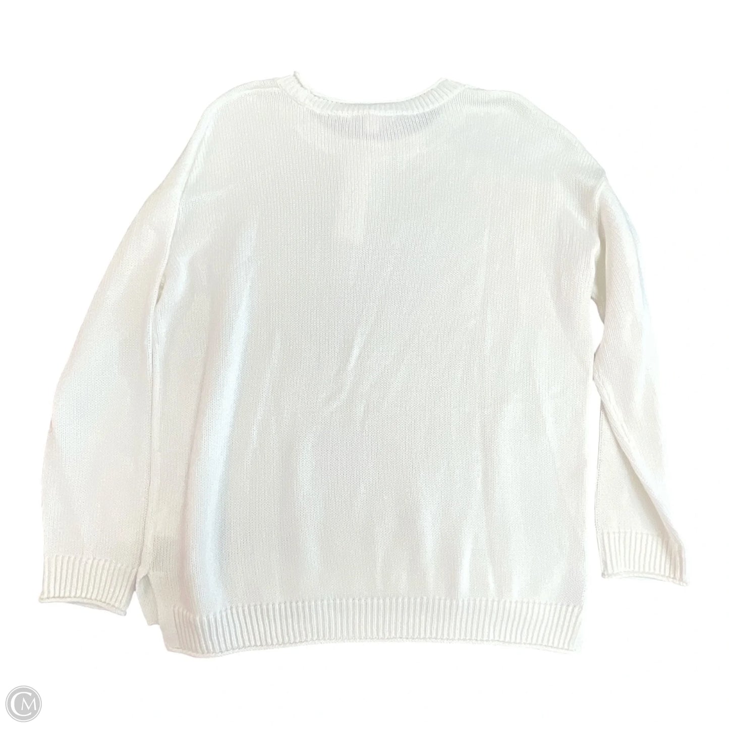 Sweater By Lilly Pulitzer In White, Size: Xl