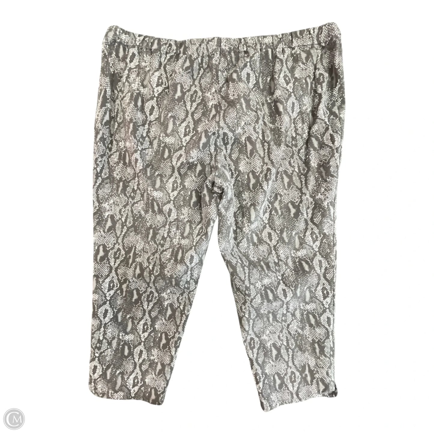 Pants Other By Isaac Mizrahi Live Qvc In Snakeskin Print, Size: 3x