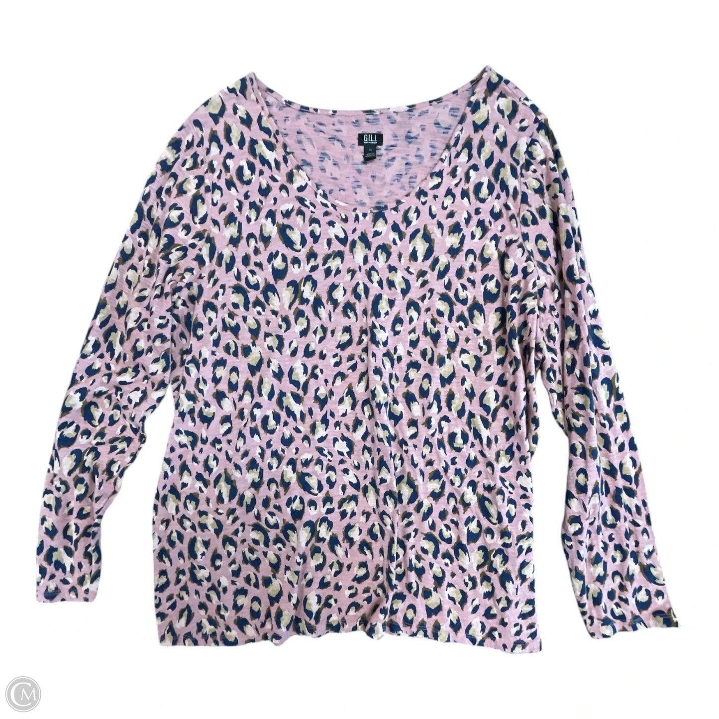 Top Long Sleeve By G.i.l.i. In Animal Print, Size: 3x