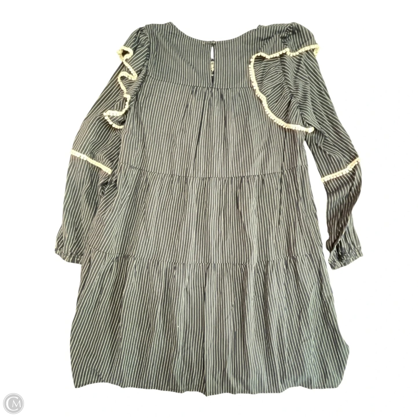 Dress Casual Short By L Love In Striped Pattern, Size: L