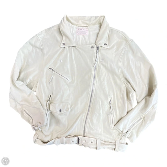 Jacket Moto By We The Free In Cream, Size: Xl