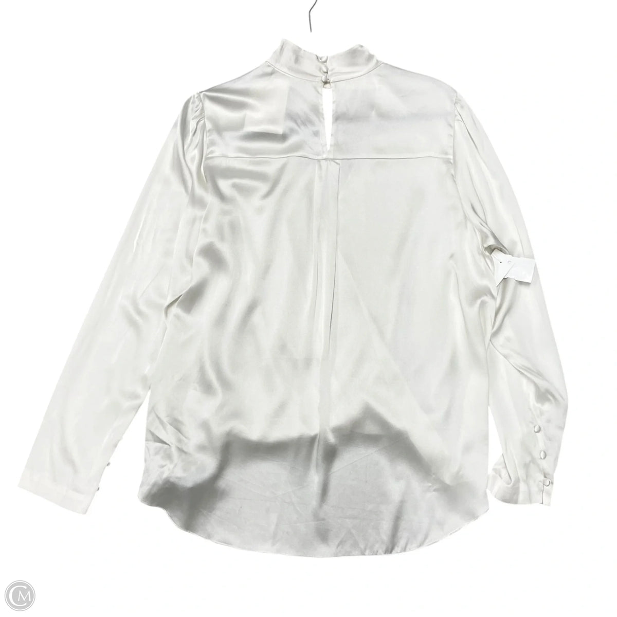 Blouse Long Sleeve By Alc In Ivory, Size: M