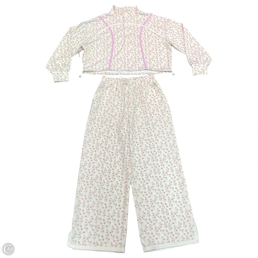 Pants Set 2pc By Simply Southern In Floral Print, Size: M