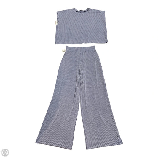 Pants Set 2pc By Zenana In Navy, Size: M