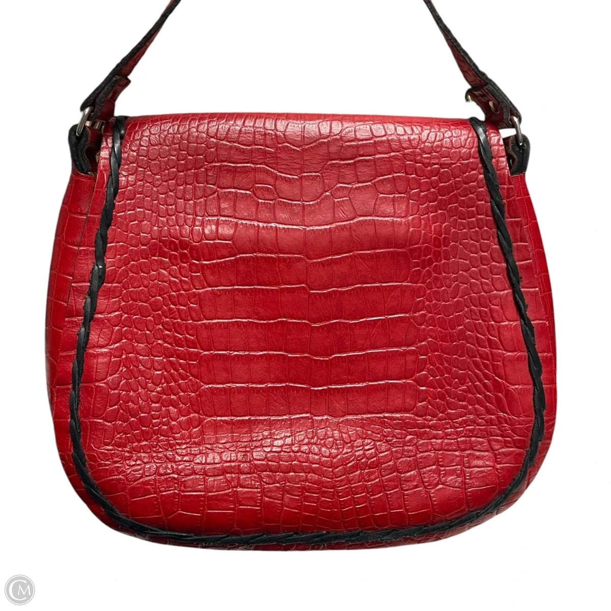 Crossbody Leather By Clothes Mentor, Size: Medium