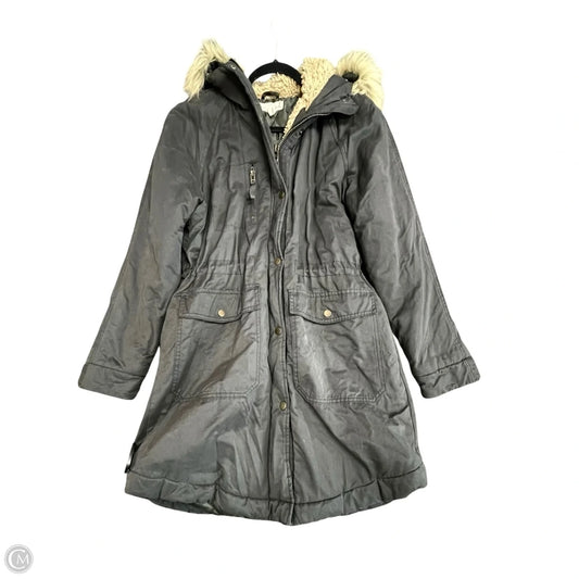 Coat Parka By Logg In Grey, Size: M