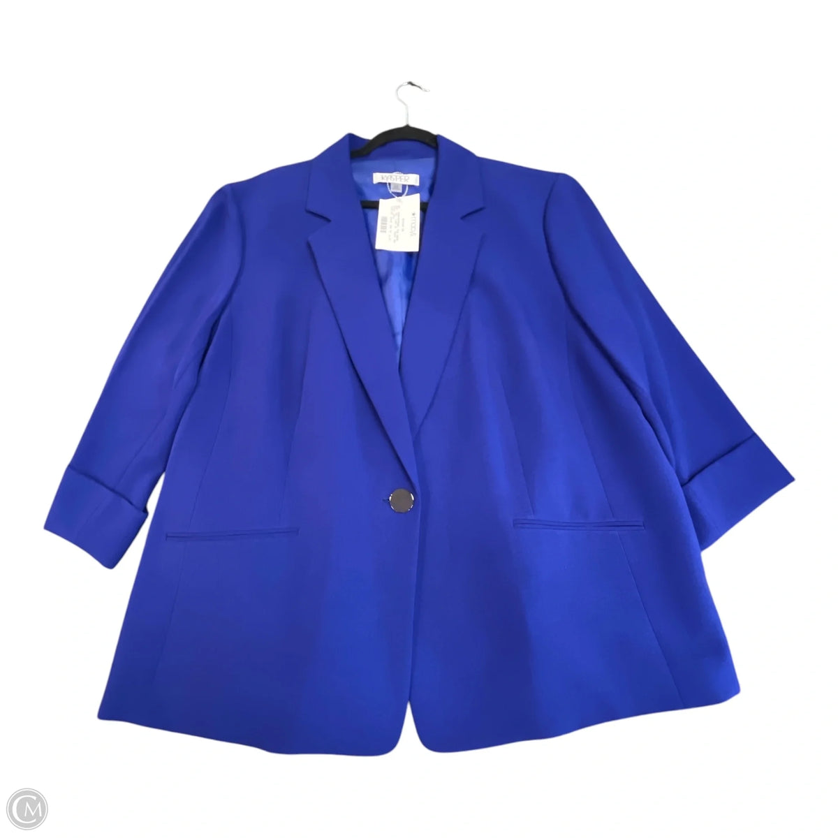 Blazer By Kasper In Blue, Size: 3x