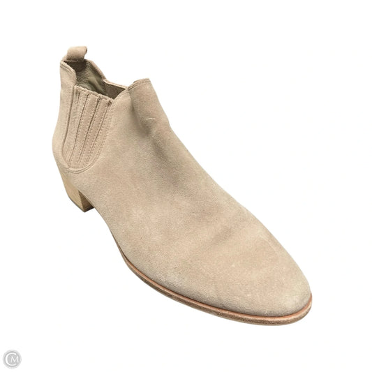 Boots Ankle Heels By Michael By Michael Kors In Beige, Size: 8
