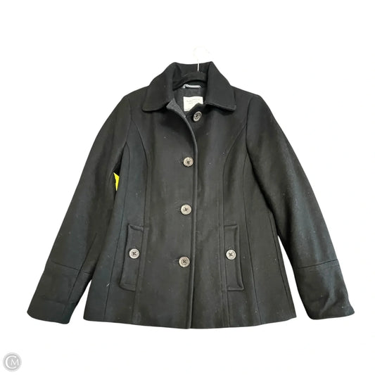 Coat Wool By Nautica In Black, Size: S
