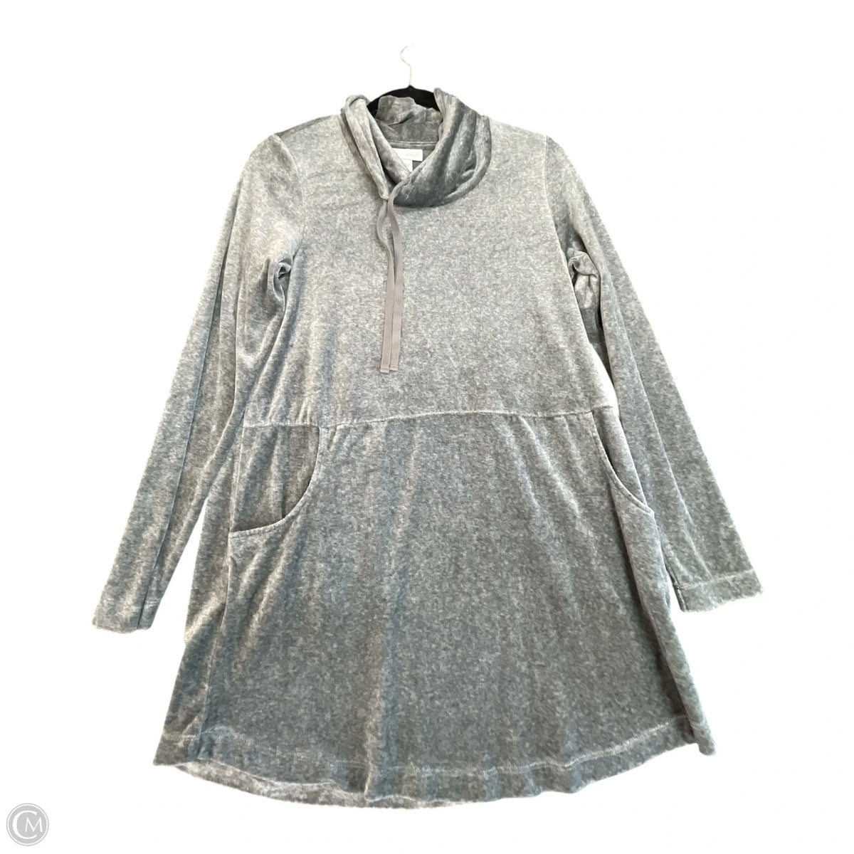 Sweatshirt Collar By Pure Jill In Grey, Size: S