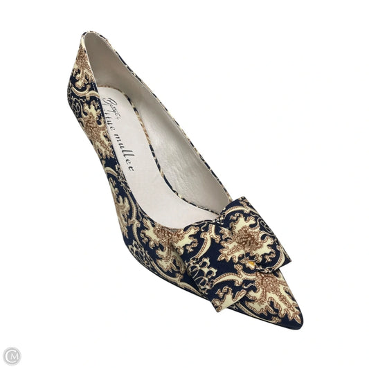 Shoes Heels Stiletto By Cma In Blue & Cream, Size: 8.5
