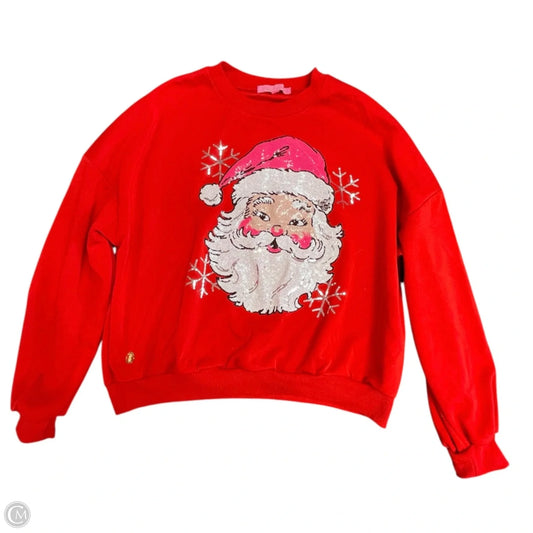 Sweatshirt Crewneck By Simply Southern In Red, Size: Xl