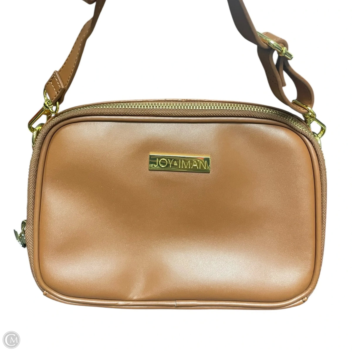 Crossbody Leather By Joy & Iman, Size: Small
