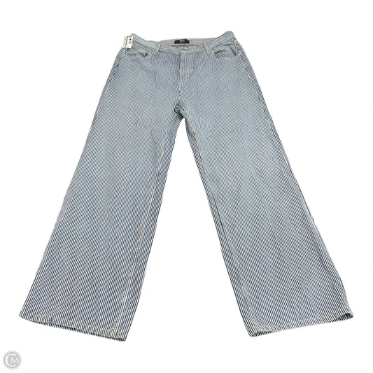 Jeans Wide Leg By Able In Striped Pattern, Size: 12