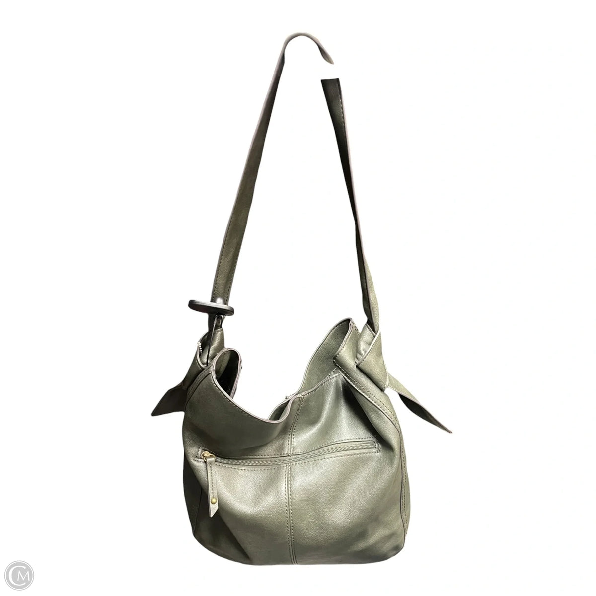 Handbag Leather By Frye And Co, Size: Medium