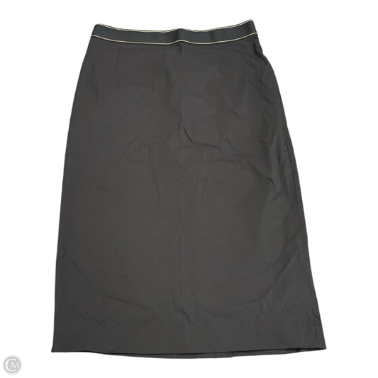 Skirt Midi By Vince In Black, Size: M