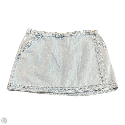 Skort By Show Me Your Mumu In Blue Denim, Size: Xxl