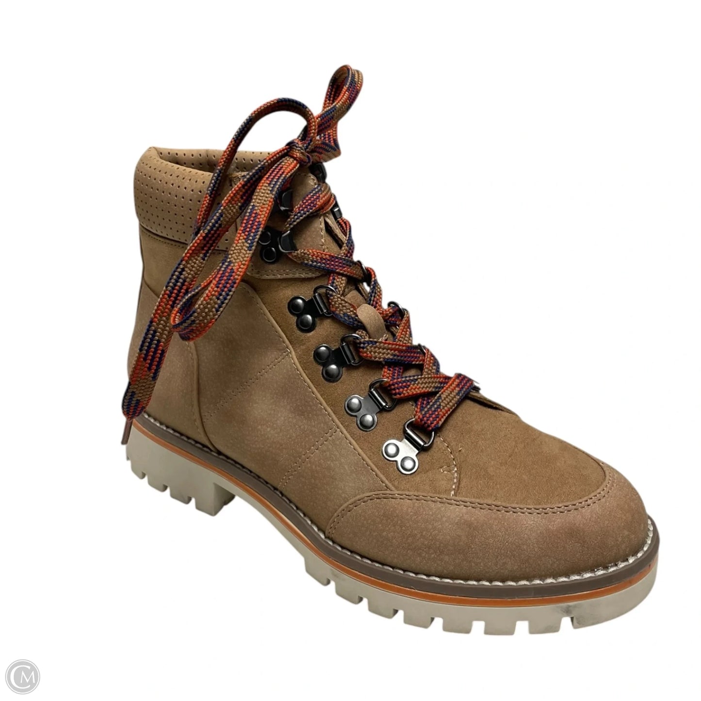 Boots Hiking By Crown Vintage In Tan, Size: 7
