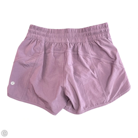 Athletic Shorts By Lululemon In Purple, Size: 8