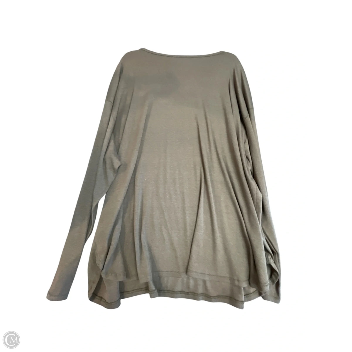 Top Long Sleeve Basic By West Bound In Brown, Size: 3x