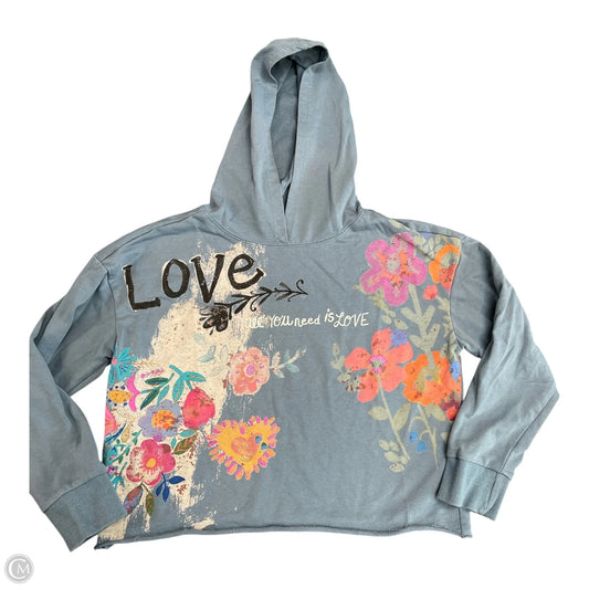 Sweatshirt Hoodie By Natural Life In Multi-colored, Size: S