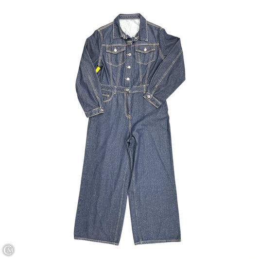 Jumpsuit By Missguided In Blue Denim, Size: Xl