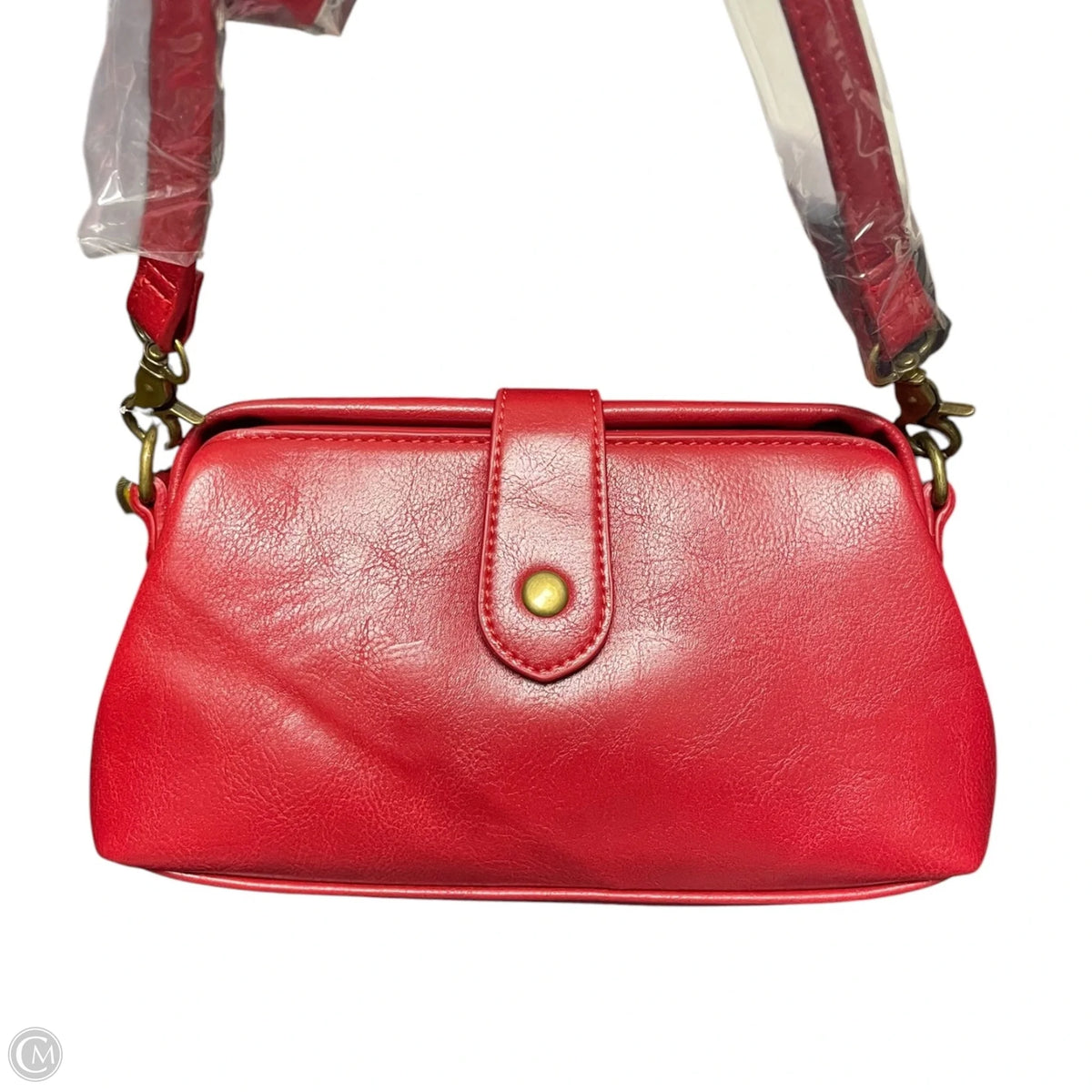 Crossbody Leather By Clothes Mentor, Size: Small