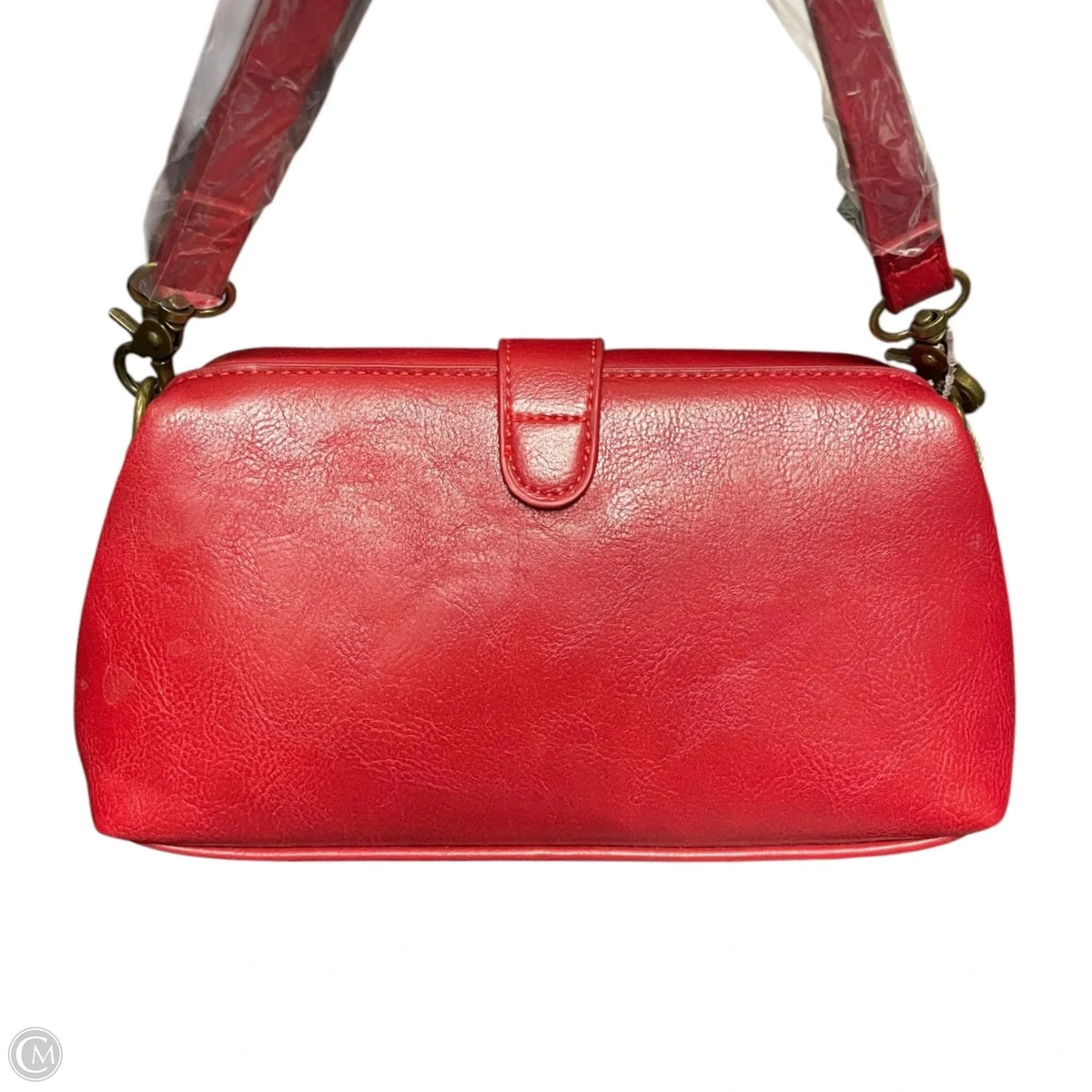 Crossbody Leather By Clothes Mentor, Size: Small
