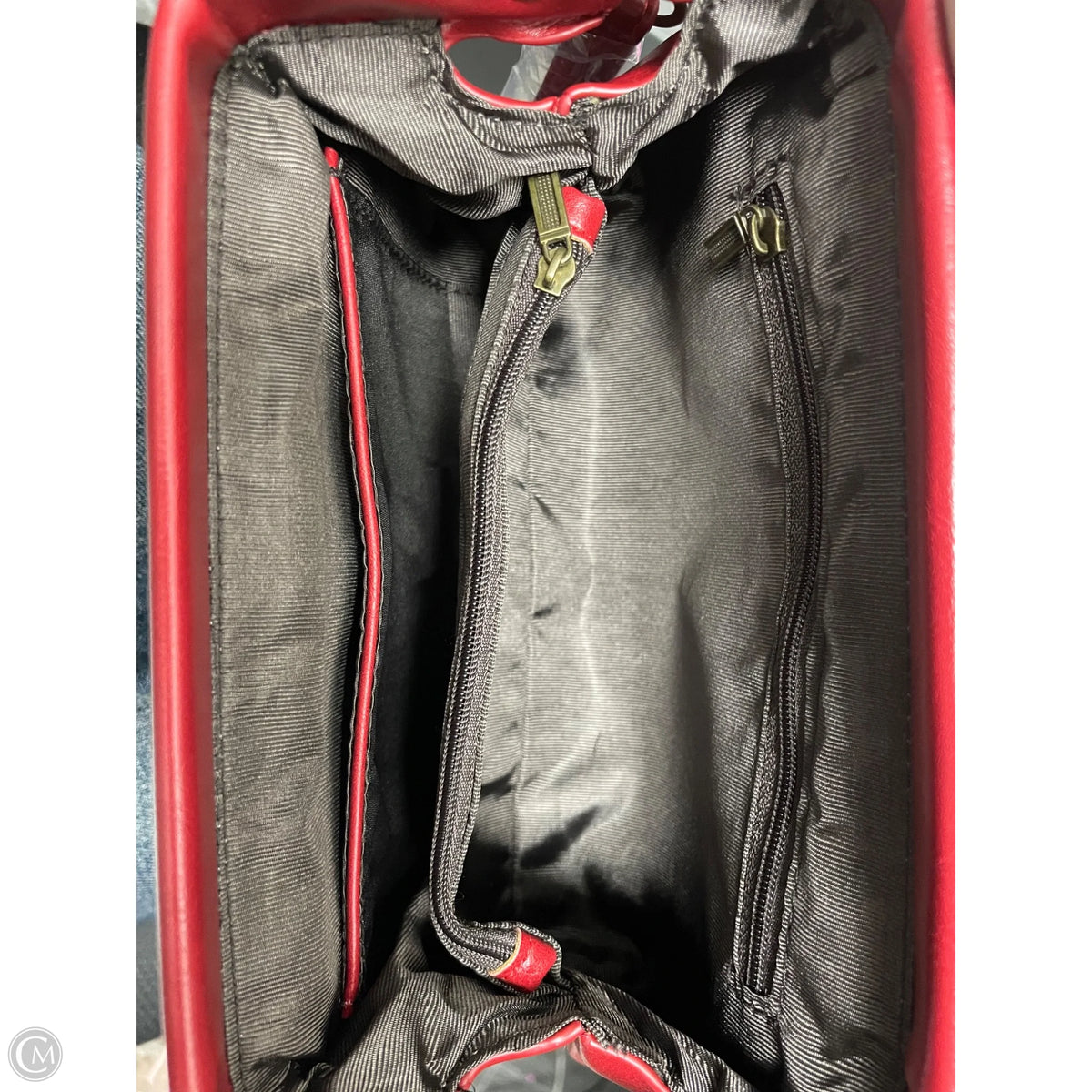Crossbody Leather By Clothes Mentor, Size: Small