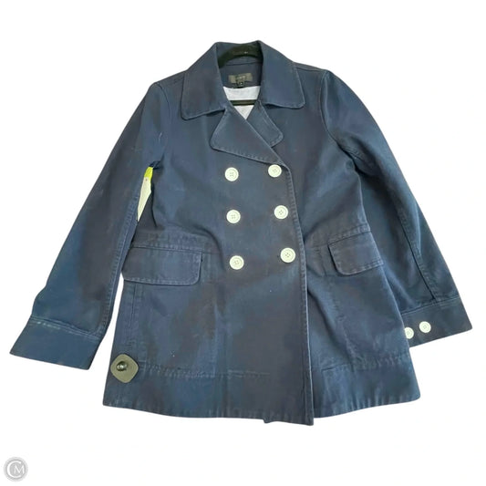 Coat Peacoat By J. Crew In Navy, Size: M
