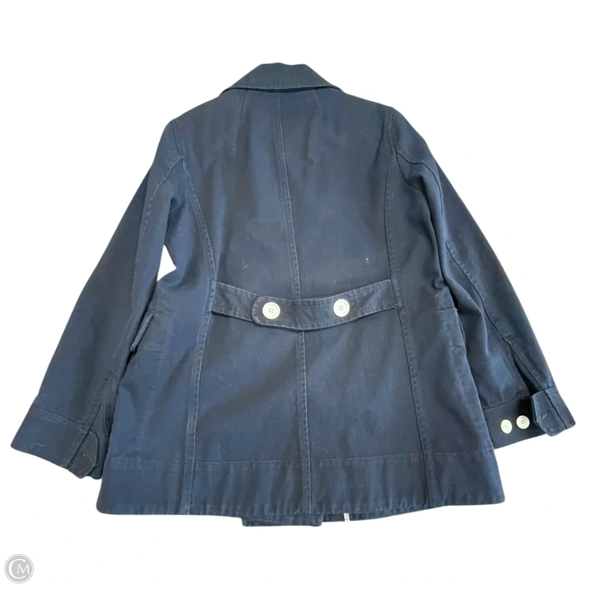 Coat Peacoat By J. Crew In Navy, Size: M