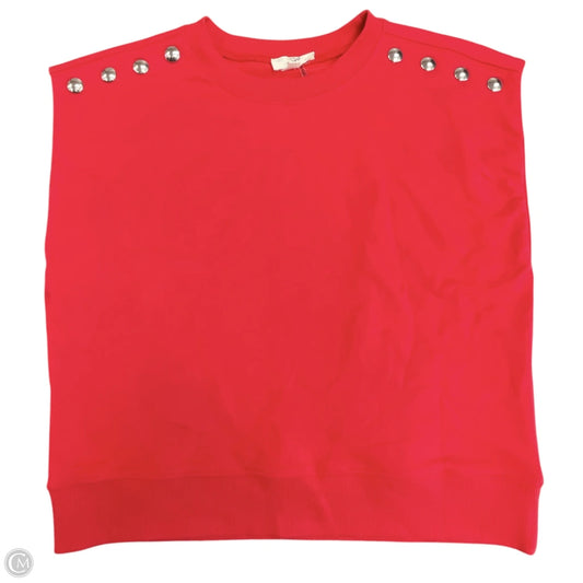 Top Short Sleeve By Entro In Red, Size: S