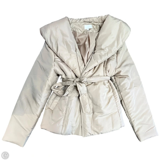 Jacket Puffer & Quilted By Entro In Tan, Size: S