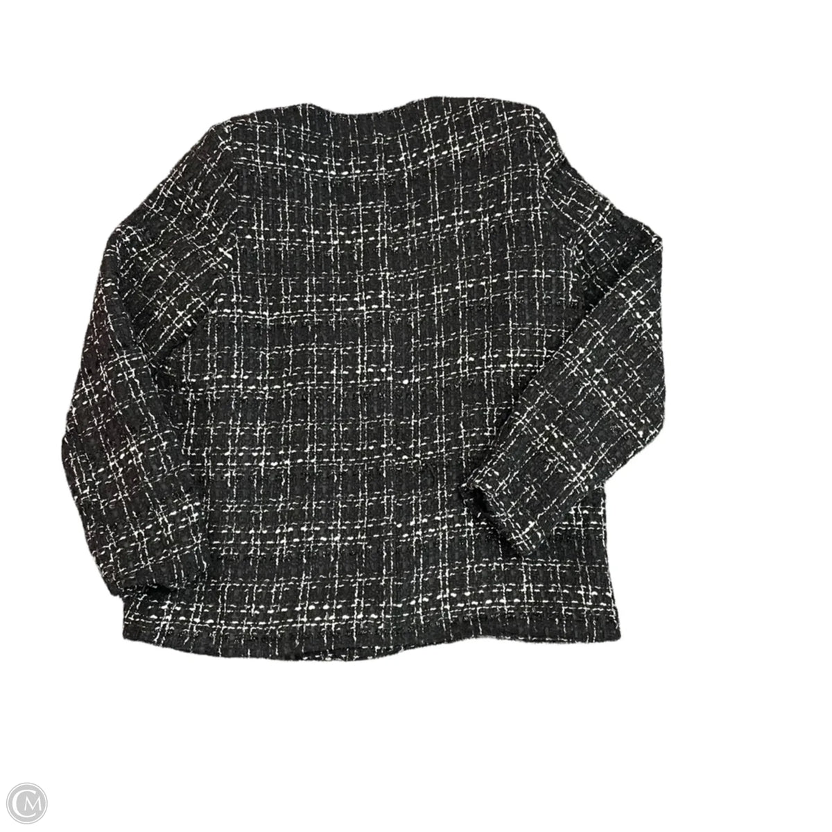 Blazer By Emery Rose In Black & White, Size: L
